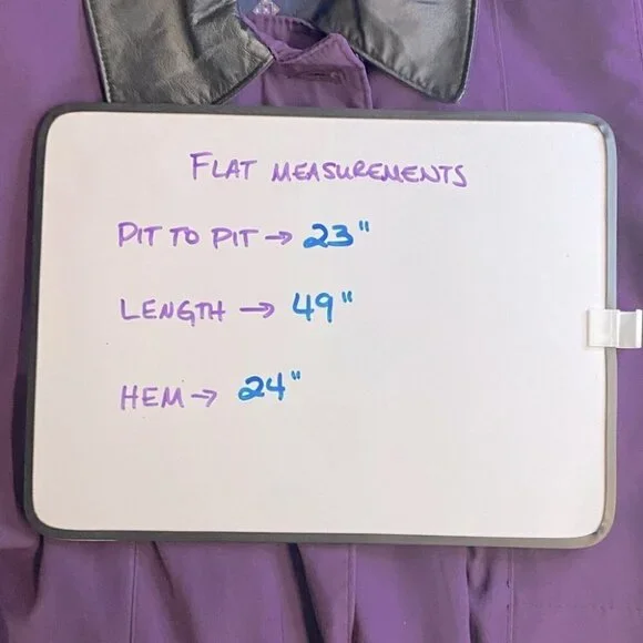 Vintage Long Purple Coat W Quilted Lining L Cottagecore Grannycore Grandmacore - Picture 3 of 14